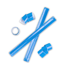 Reflexná samonavíjacia páska - stredne modrá